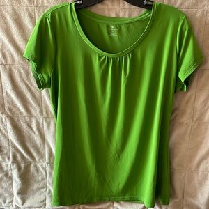 Worthington pullover top, green, L.